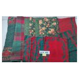 CHRISTMAS TABLE CLOTHS, REVERSIBLE PLACE MATS, AND