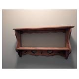 RUSTIC WOODEN DISPLAY SHELF