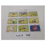 SET OF 18 #'S 487-504 LOONEY TOONS ALL STAR BASEBA