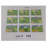 SET OF 18 #'S 523-540 LOONEY TOONS ALL STAR BASEBA