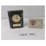 MARBLE CLOCK PAPER WEIGHTS