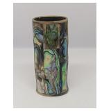VINTAGE ABALONE LIGHTER SLEEVE - RESERVE $12