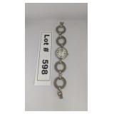 CHICO'S QUARTZ LADIES SILVER TONE WATCH