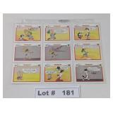 SET OF 18 #'S 325-342 LOONEY TOONS ALL STAR BASEBA