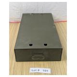 MILITARY DIEBOLD VINTAGE SAFE-T-STAK SINGLE METAL