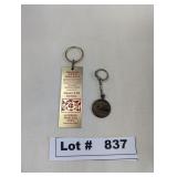 A.W THOMPSON DRILLING PROMO KEY CHAIN AND GRAND 18