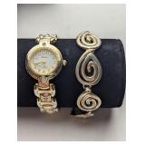 JEWELRY - WRANGLER TWO TONE WATCH WITH BRACELET -