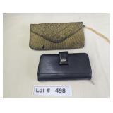 ROSETTI LEATHER CLUTCH PURSE/BILL FOLD AND BLACK A