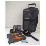 HOUSTON OPEN PROMO ITEMS - SUIT CASE, CLUB COVERS