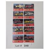 FAMA FIRE TRUCK TRADING CARDS