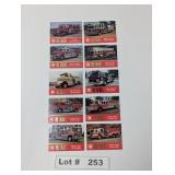 FAMA FIRE TRUCK TRADING CARDS