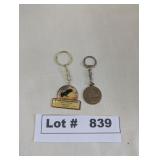 A.W THOMPSON DRILLING PROMO KEY CHAIN AND NATIONAL
