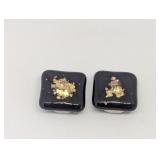 VINTAGE GOLD FLAKE BUTTON COVERS