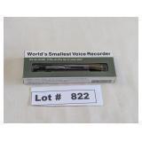 WORLD'S SMALLEST VOICE RECORDER PEN