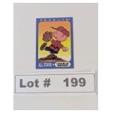 PEANUTS ALL STARS CHARLIE BROWN BASEBALL TRADING C