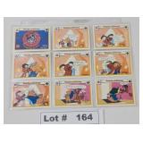 SET OF 18 #'S 19-36 LOONEY TOONS ALL STAR BASEBALL
