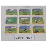 SET OF 18 #'S 73-90 LOONEY TOONS ALL STAR BASEBALL