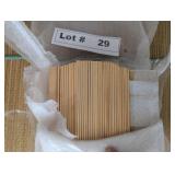 PISTACHO BASS WOOD BLIND 48'X64' - RESERVE $20