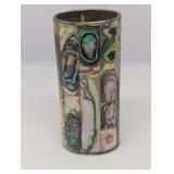 VINTAGE ABALONE LIGHTER SLEEVE - RESERVE $12