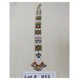 BEAD MEDALLION NATIVE AMERICAN BEADED NECKLACE