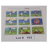 SET OF 18 #'S 541-558 LOONEY TOONS ALL STAR BASEBA