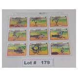 SET OF 18 #'S 289-306 LOONEY TOONS ALL STAR BASEBA
