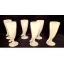 Milk Glass - set of 6 milk shake/float glasses