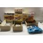 Vintage model pieces, boxes