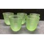 Antique green depression glass Just A Thimble Full