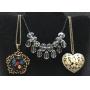 3 beautiful dangly necklaces, one is Liz