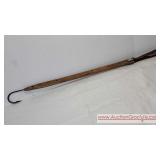 Antique Gaff hook with brass screws