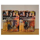 Playmates Star Trek generations Lot of 2 Card Figs