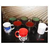 Lot of 8 Coffee Cups