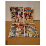 Lot of 7 Web of Spider-Man 104-110