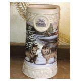 Miller Brewing wolves Stein "December Dusk"