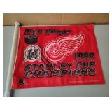 Detroit Red Wings 1998 Champions Car Flag