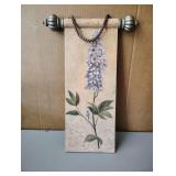 Dorset Flower Wall Hanger on Wood