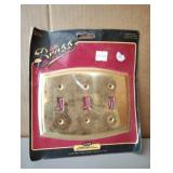 Solid Brass Triple Switch Wall PLate