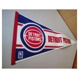 Detroit Pistons Backetball Pennant