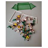 VIntage Soccer Player Figurine Pegs