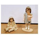 Jan Hagara Jan at 4 & Renny Figurines