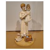 Jan Hagara Jan & Sharrice 10" Porcelain Figurine