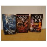 Lot of 3 Soft Cover Anne Rice Books