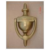 Vintage Solid Brass Door Knocker