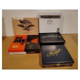 Lot of 5 Wood Cigar Boxes