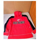 Red Wings Hoodie Child Size Large
