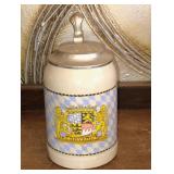 Vtg. German Stein Bavaria (Bayern) Coat of Arms