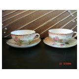 Vtg Japanese Kutani Cups & Saucers