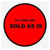 SOLD AS IS