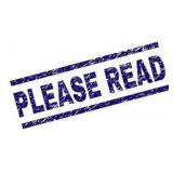 IMPORTANT-PLEASE READ